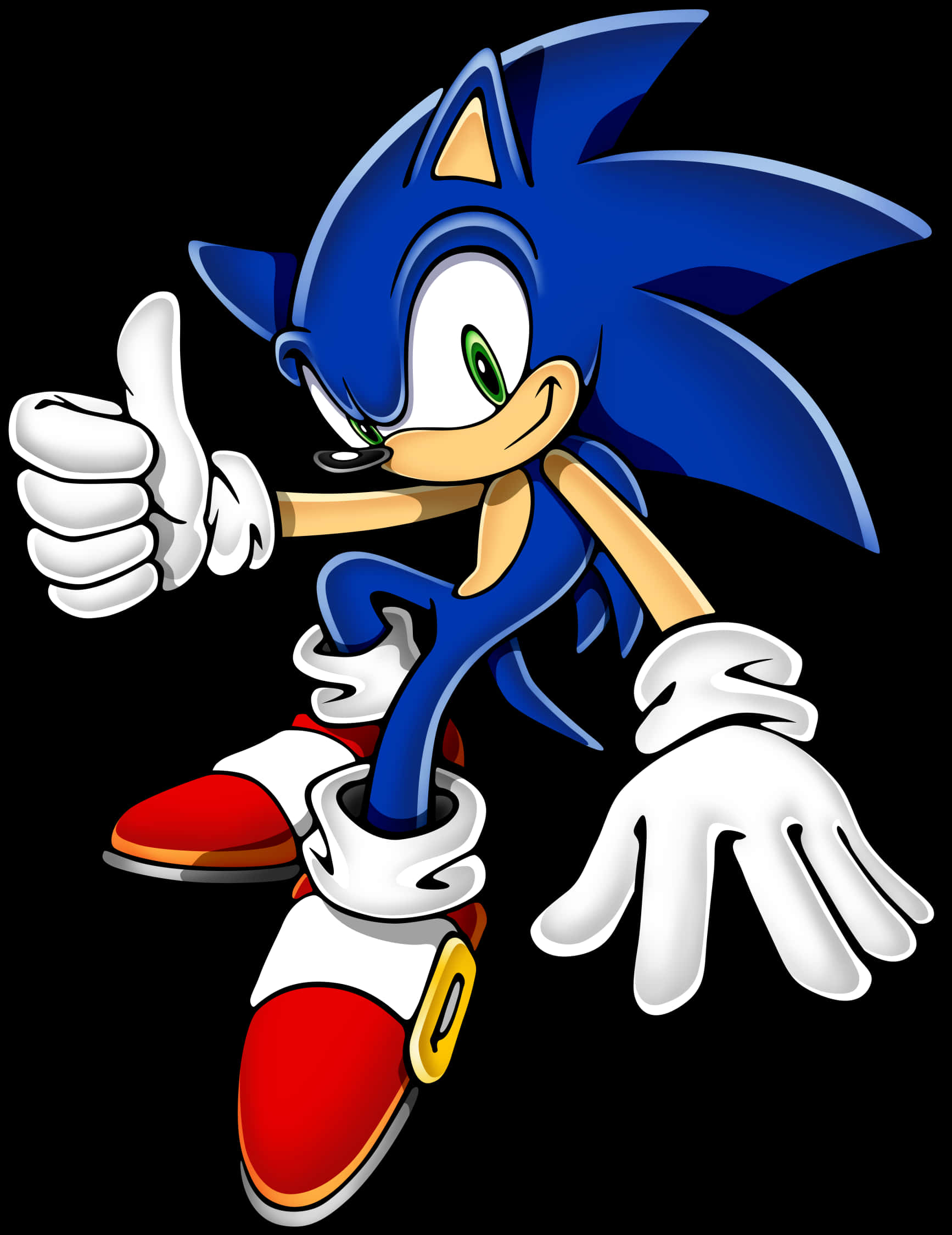 Sonic Thumbs Up Pose