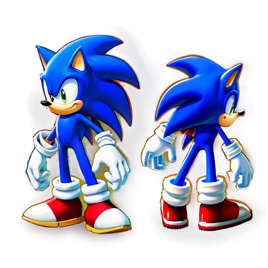 Sonic Winter Outfit PNG 04292024 PNG with transparent background
