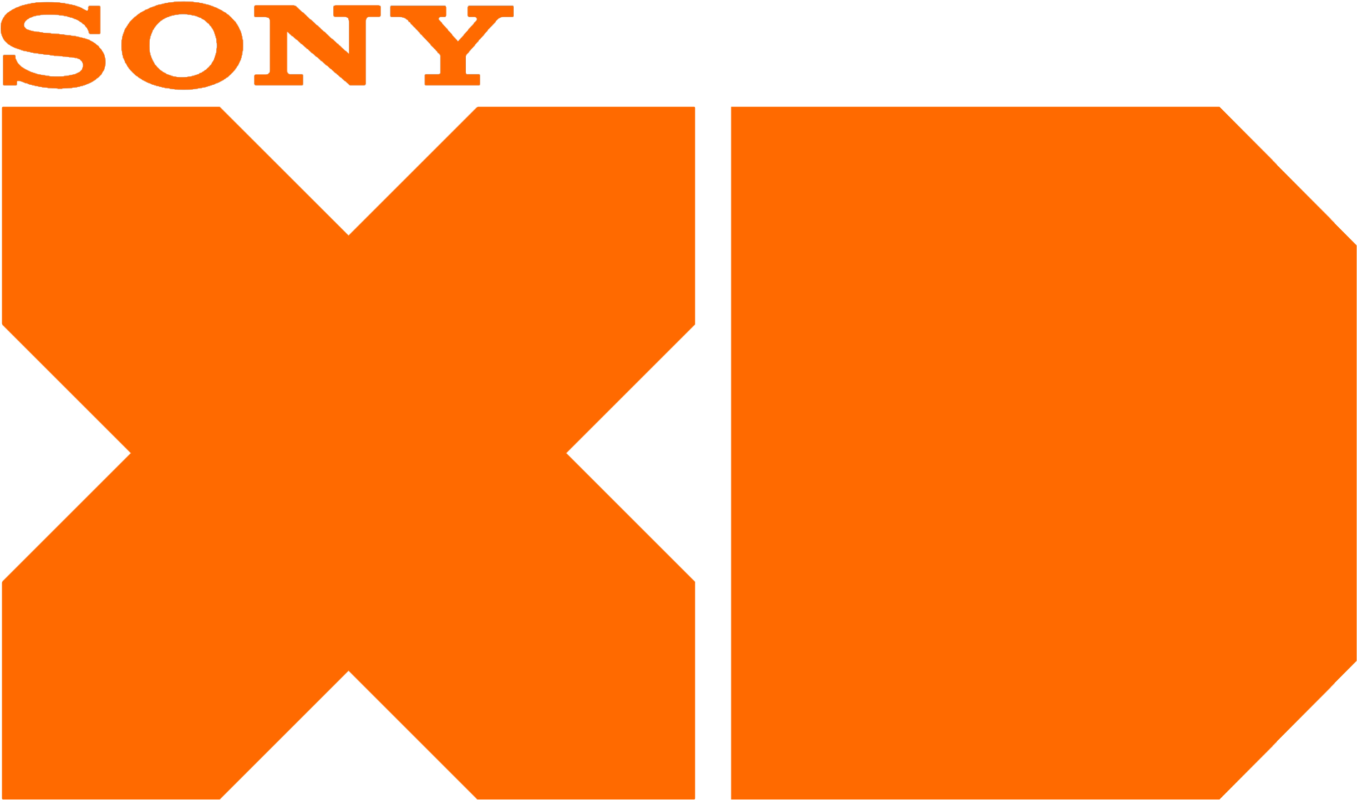 Sony Logo Orange Background