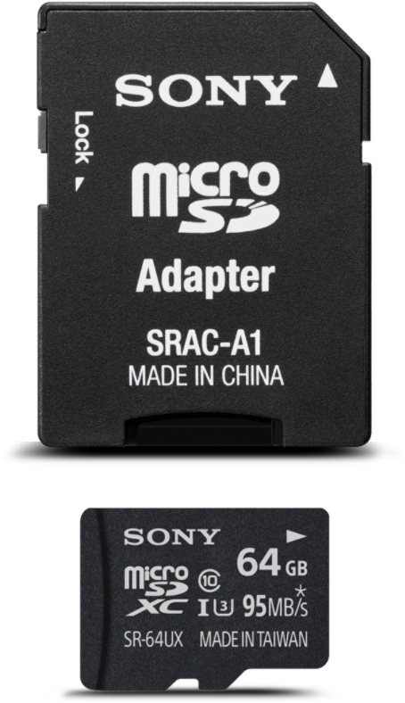 Sony Micro S D Cardand Adapter