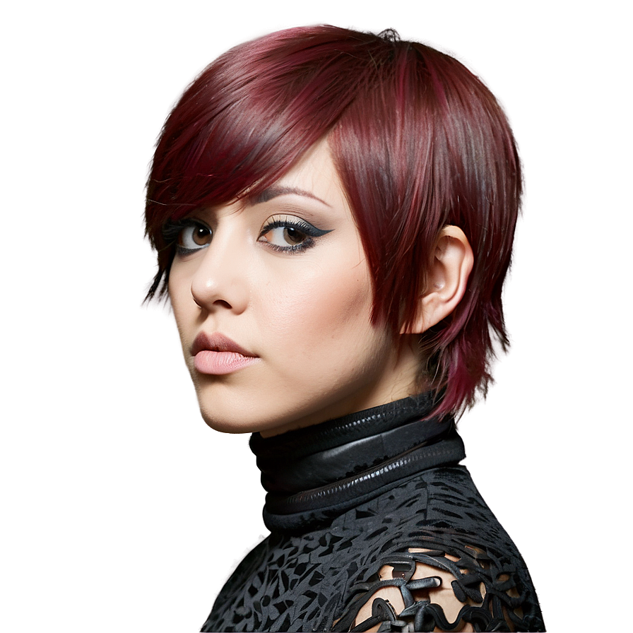 Sophisticated Emo Hairstyle Png 05252024