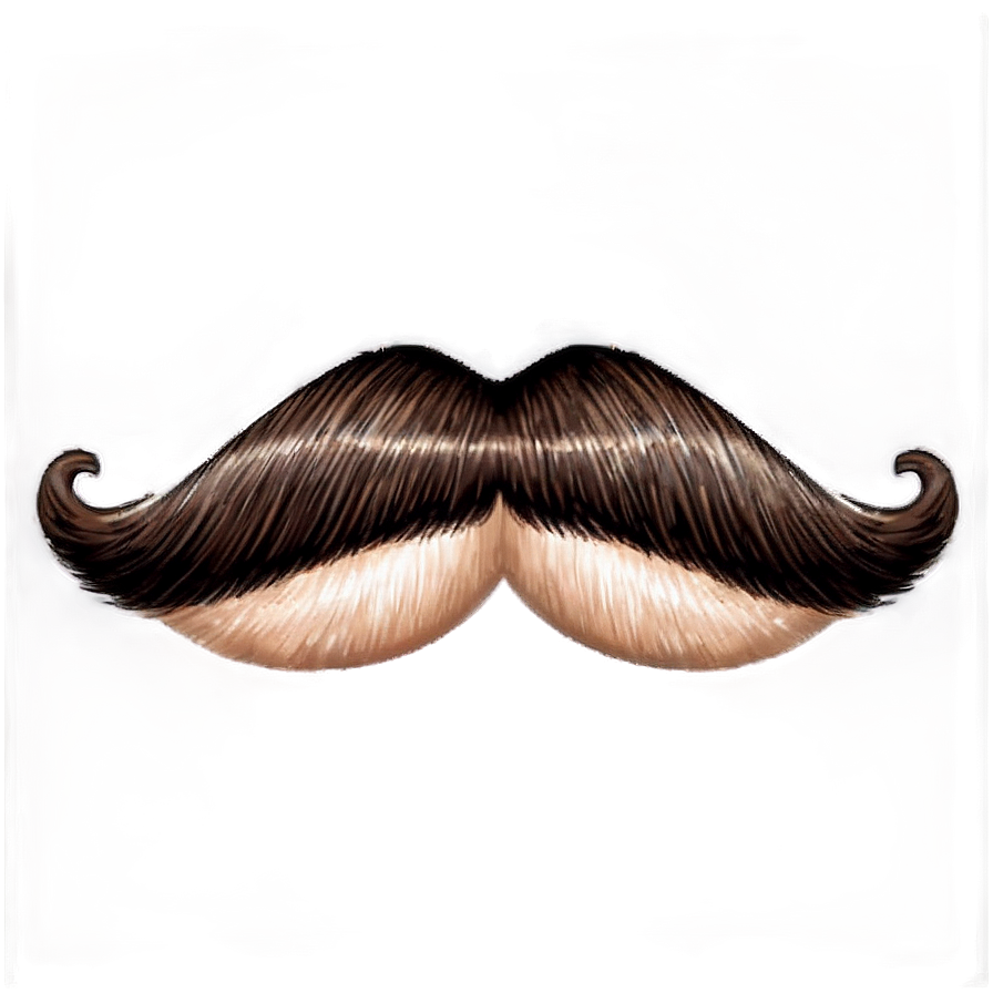Sophisticated Pencil Mustache PNG 05042024 PNG image with a transparent background, free high-resolution download
