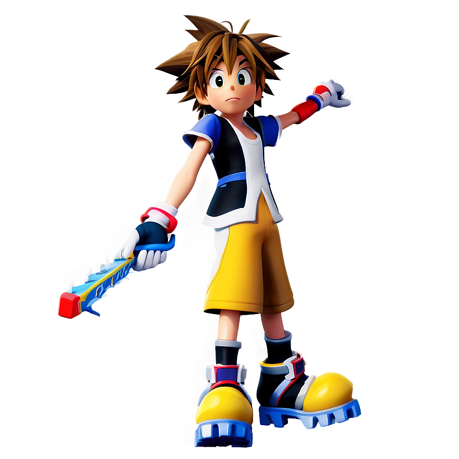 Sora Action Pose Png Ugv