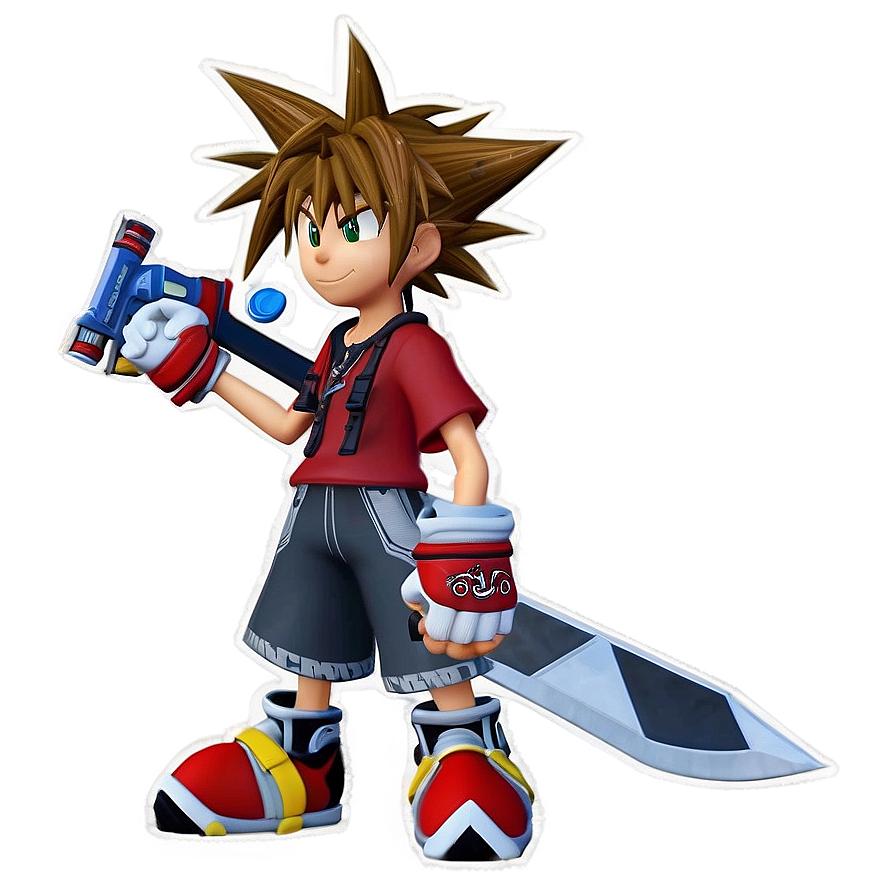 Sora In Battle Mode Png Vsx35