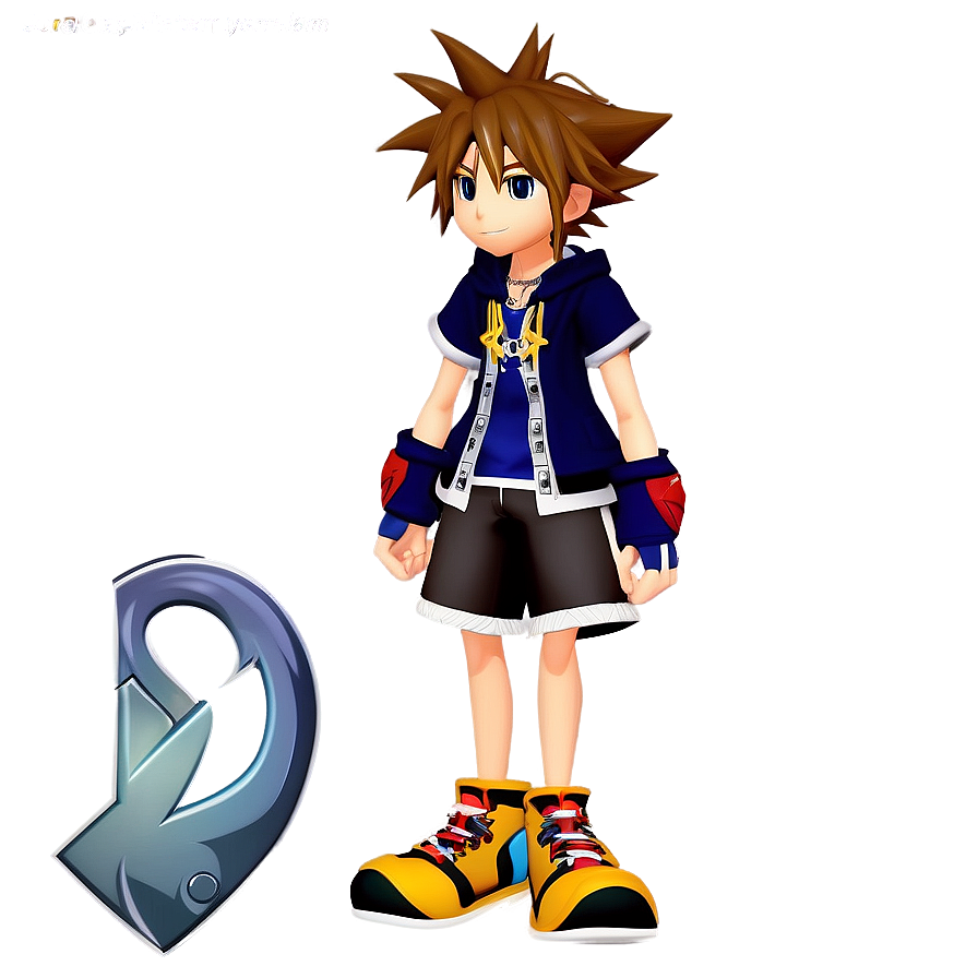 Sora Kingdom Hearts PNG pbc PNG with transparent background