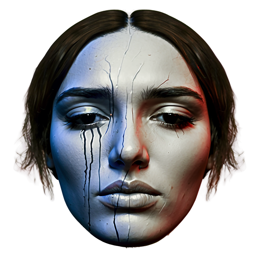 Sorrow Face Design Png Lmv68