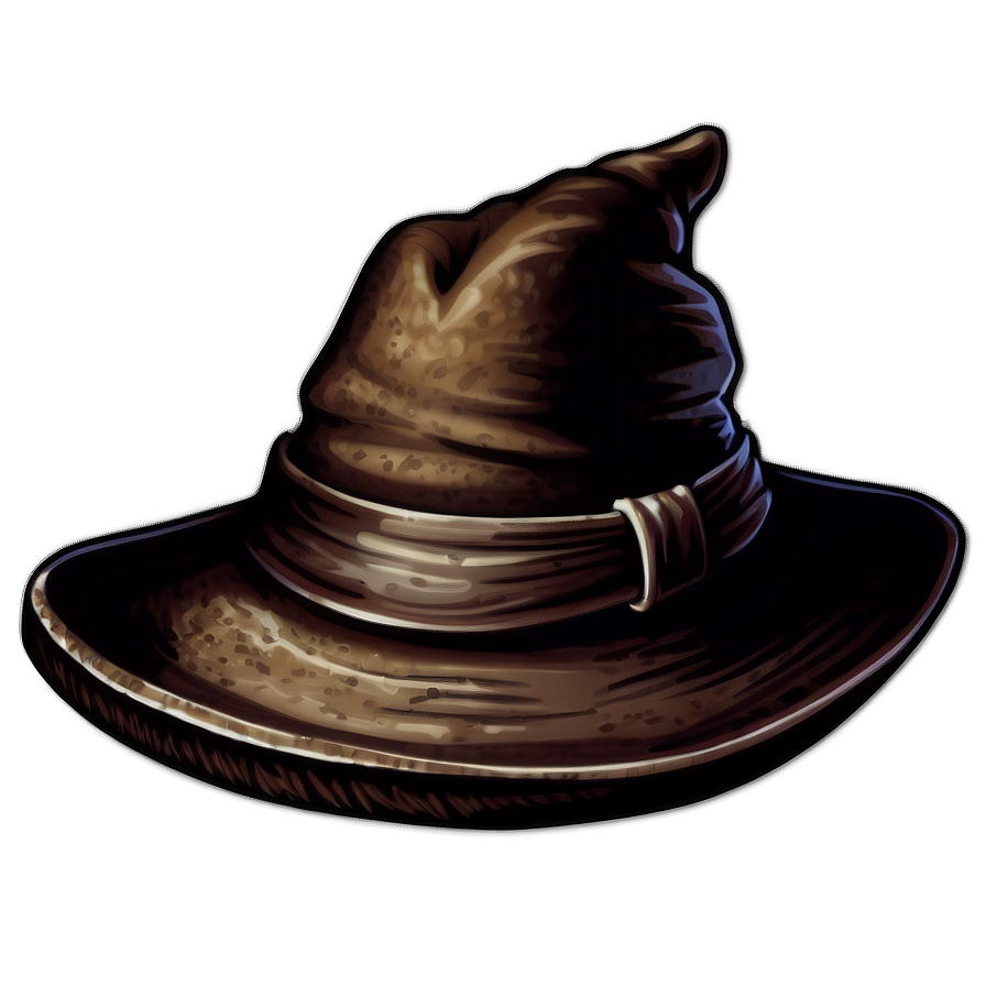 Sorting Hat Illustration PNG rkc42 PNG with transparent background