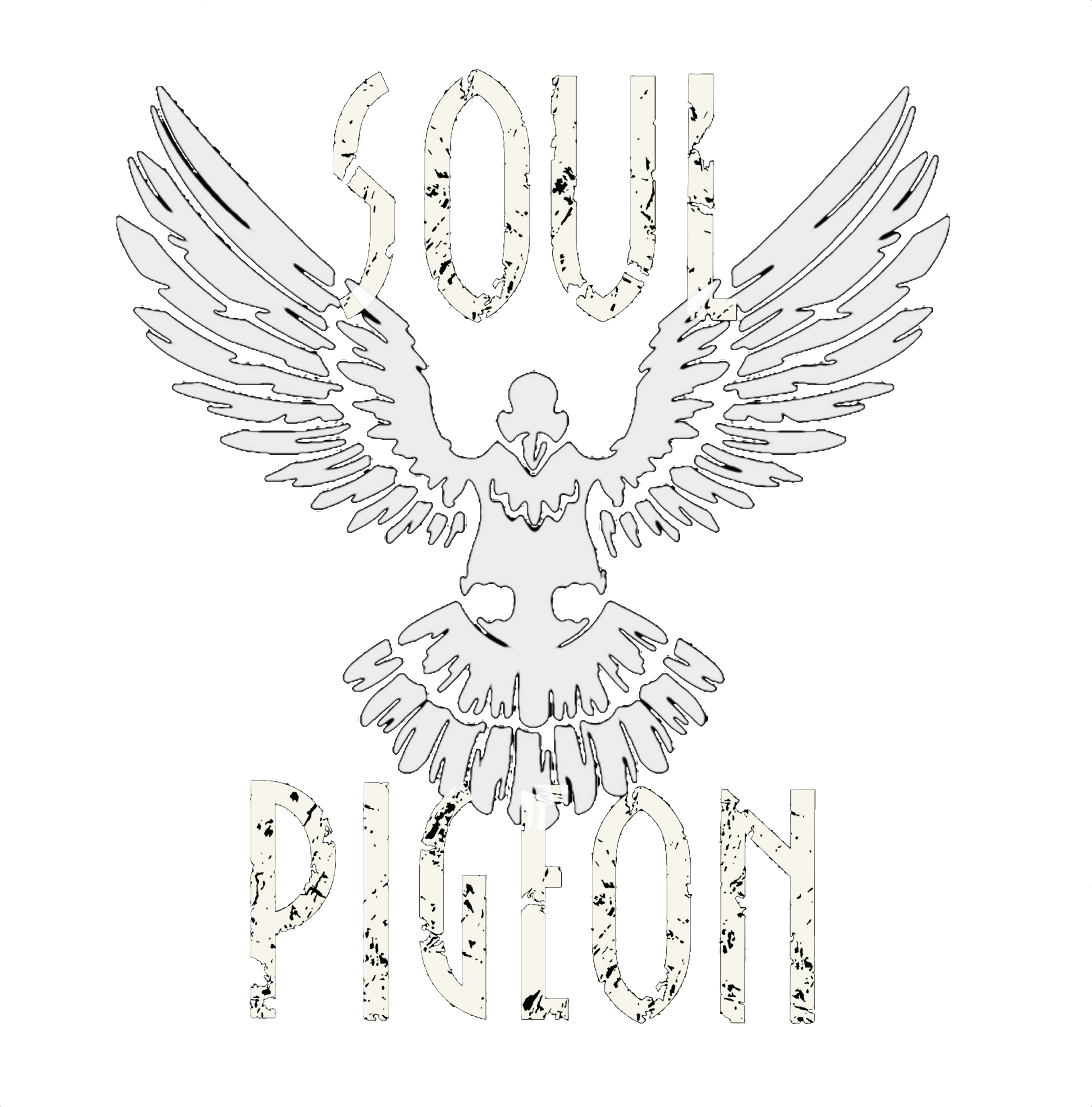 Soul Pigeon Spread Wings Graphic