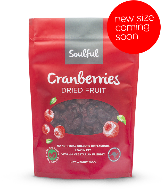 Soulful Cranberries Dried Fruit Package