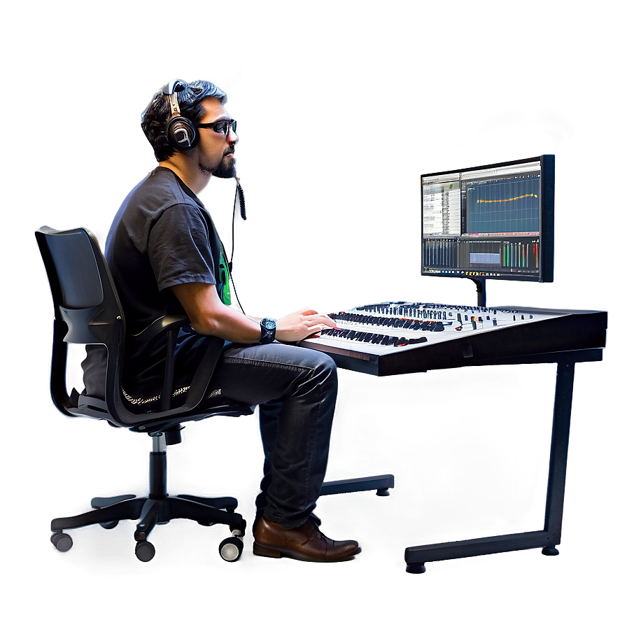 Sound Engineer PNG bey PNG image with a transparent background, free high-resolution download