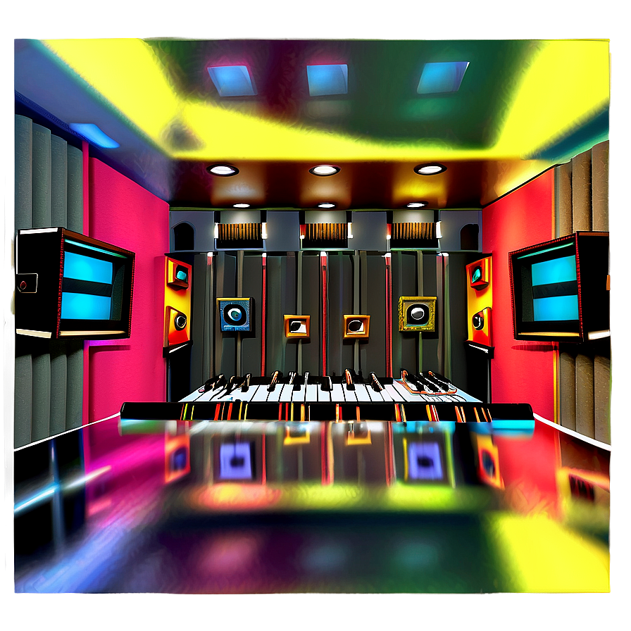 Soundproof Recording Studio Design PNG 06262024 PNG with transparent background