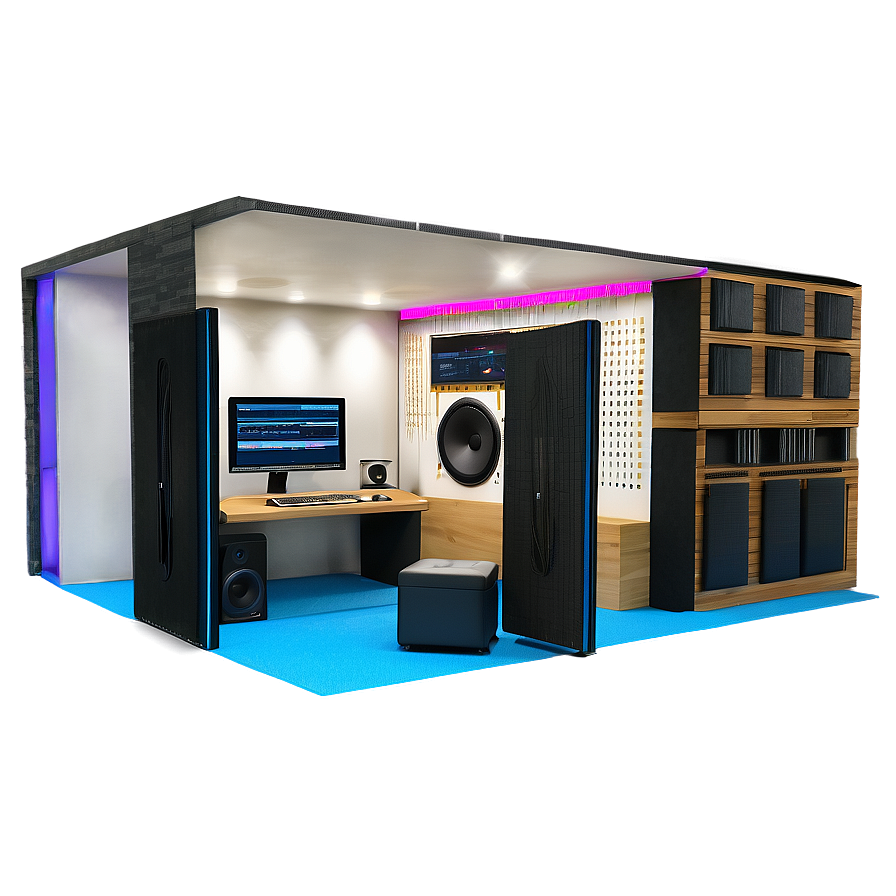 Soundproof Recording Studio Design Png 98