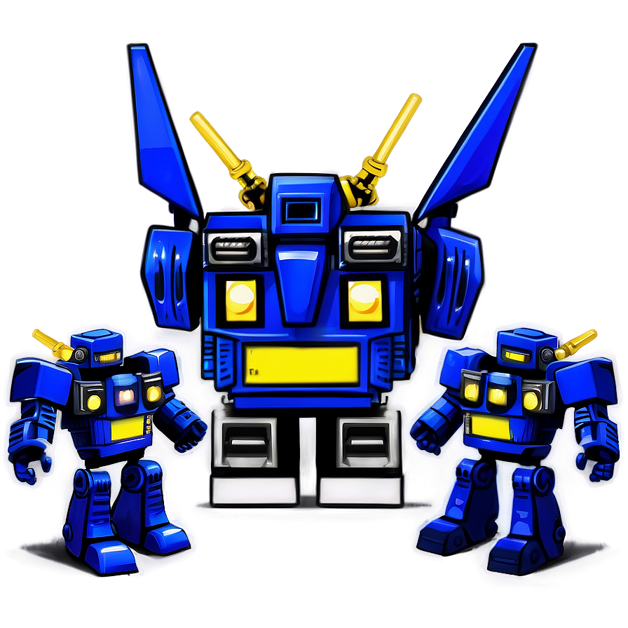 Soundwave With Minibots Png Mud