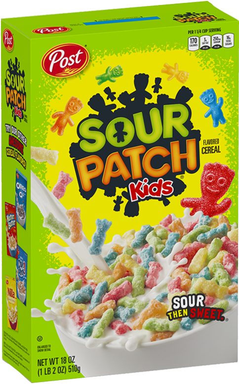 Sour Patch Kids Cereal Box