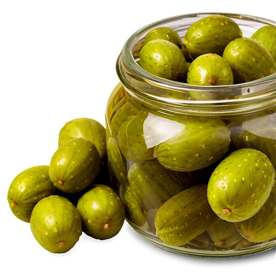 Sour Pickle Jar PNG 06252024 PNG image with a transparent background, free high-resolution download