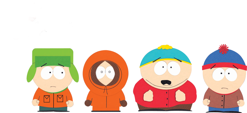 South Park Characters Standing