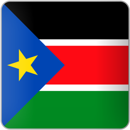 South Sudan Flag Graphic