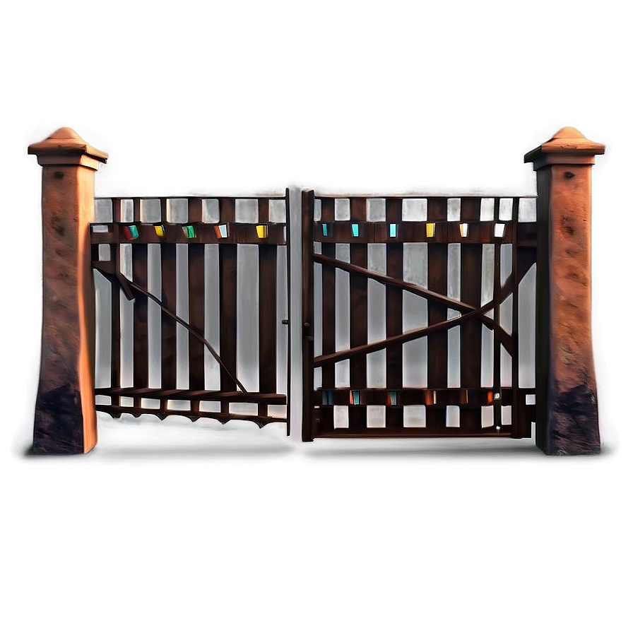 Southwestern Style Gate Png 05242024