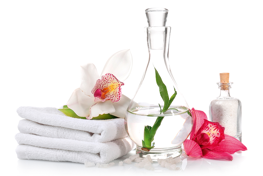 Spa Essentials Orchidsand Oils PNG with transparent background