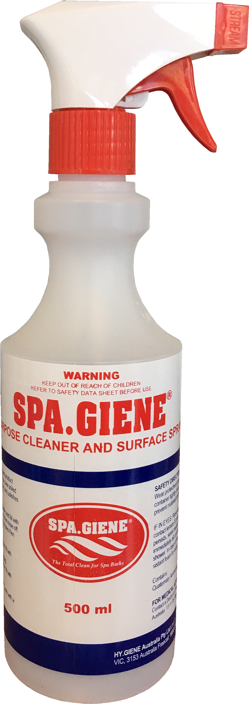 Spa Giene Cleaner Spray Bottle500ml