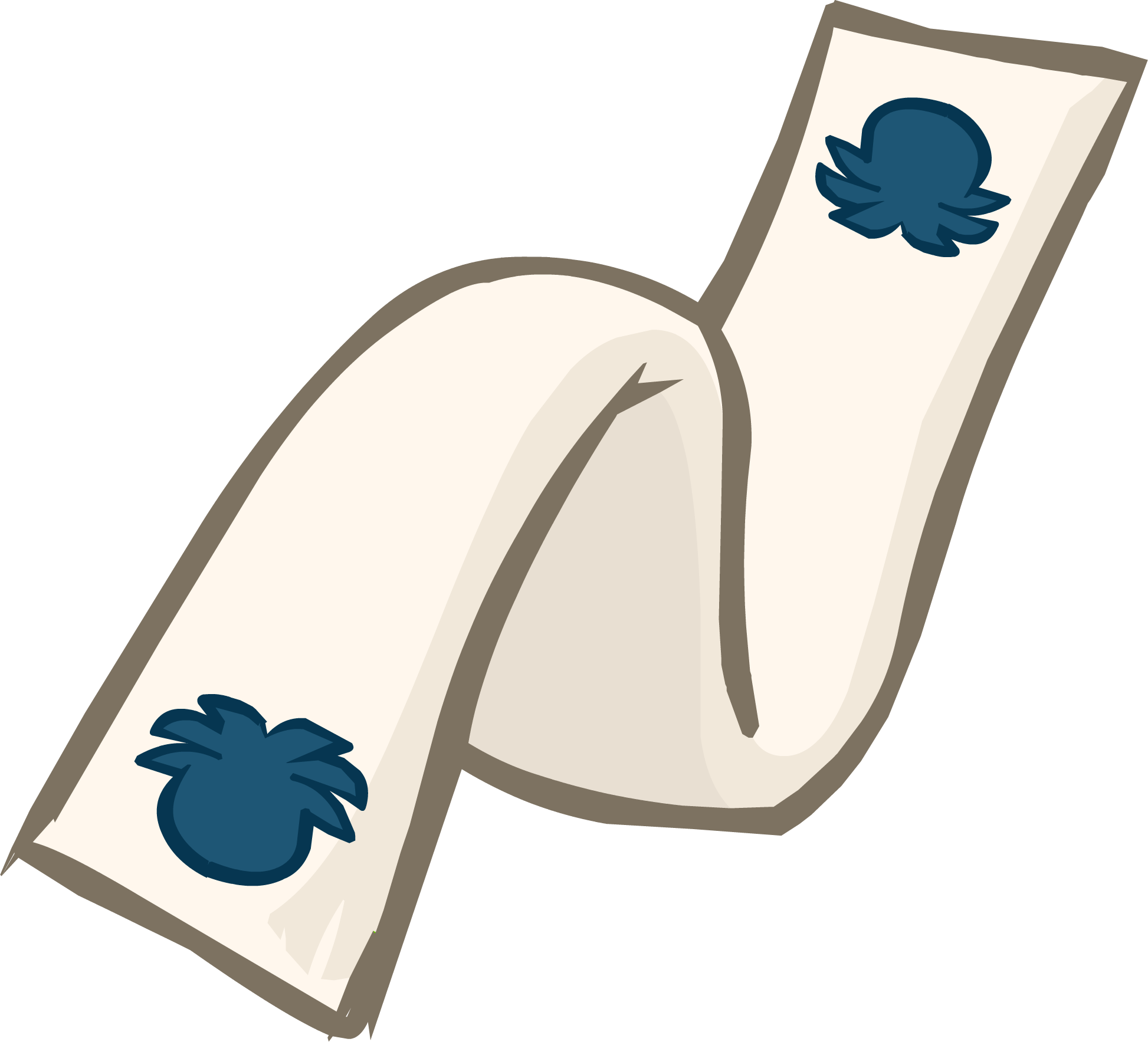 Spa Towel With Blue Accents PNG with transparent background