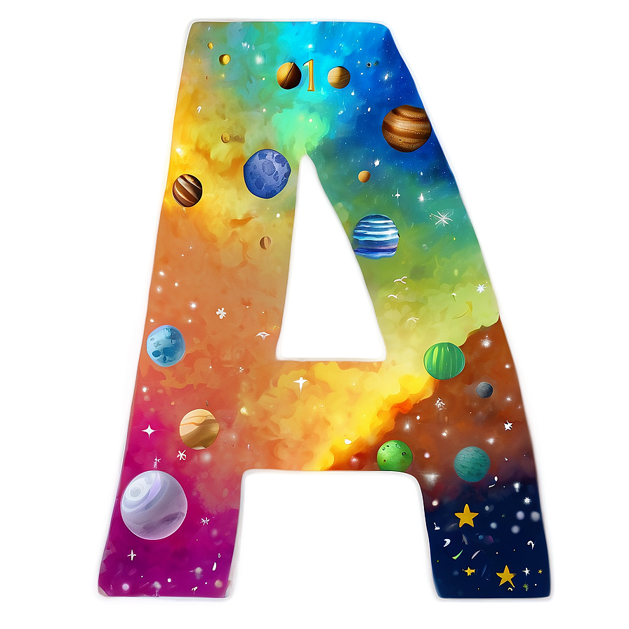 Space Alphabet Png Rtp