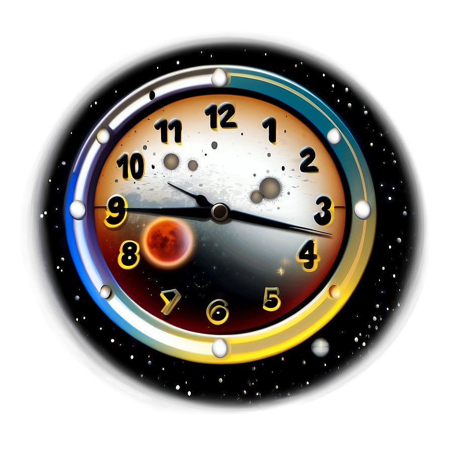 Space Clock Clipart Png Gbg86