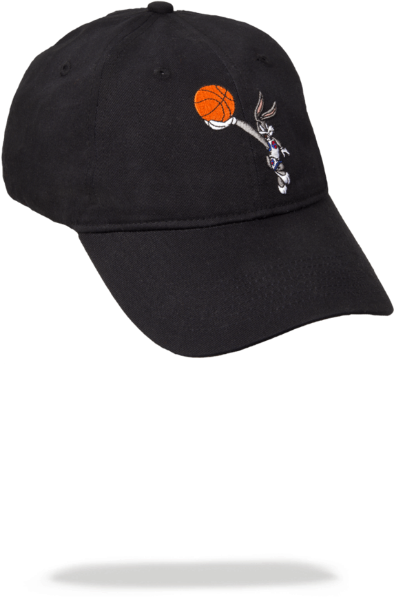 Space Jam Themed Baseball Cap PNG with transparent background