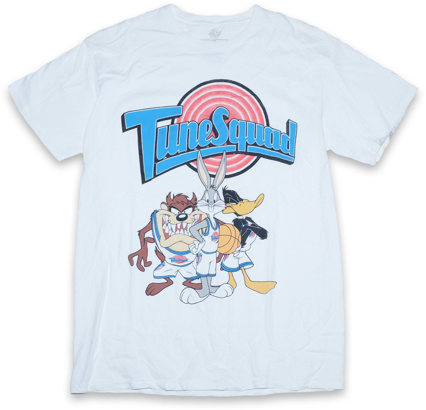 Space Jam Tune Squad T Shirt Design PNG with transparent background