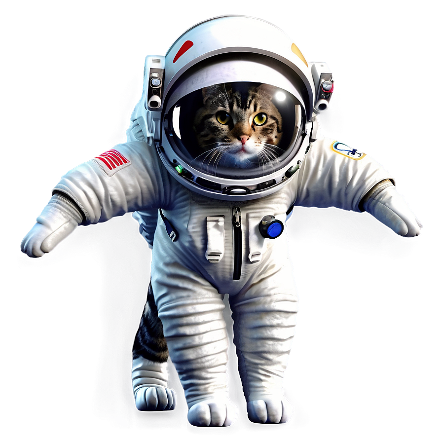 Space Mission Cat Png 6