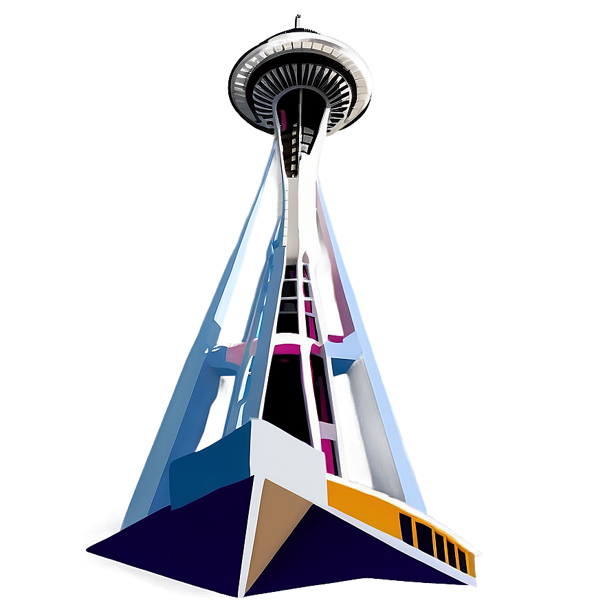 Space Needle Tower Png Pra63