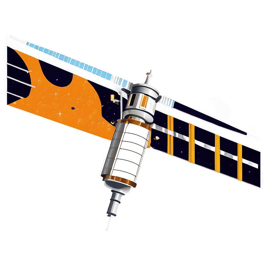 Space Satellite Illustration Png Cwx