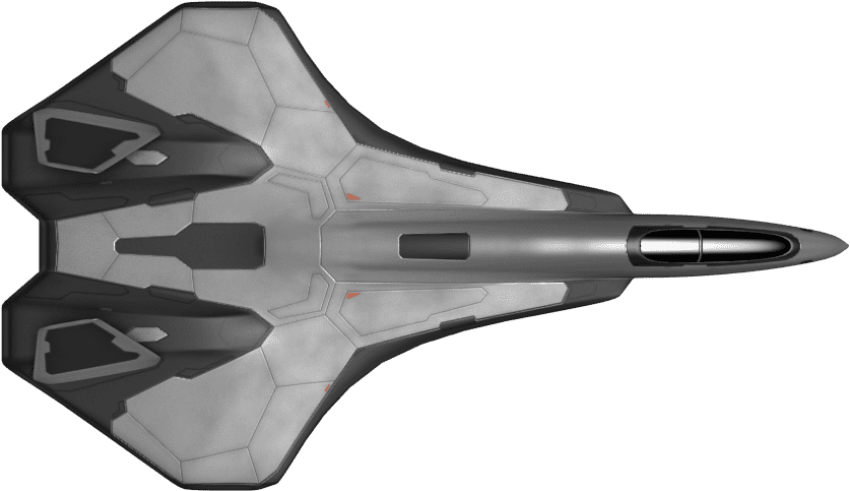 Space Ship Png - Spaceship Birds Eye View, Transparent Png PNG with transparent background