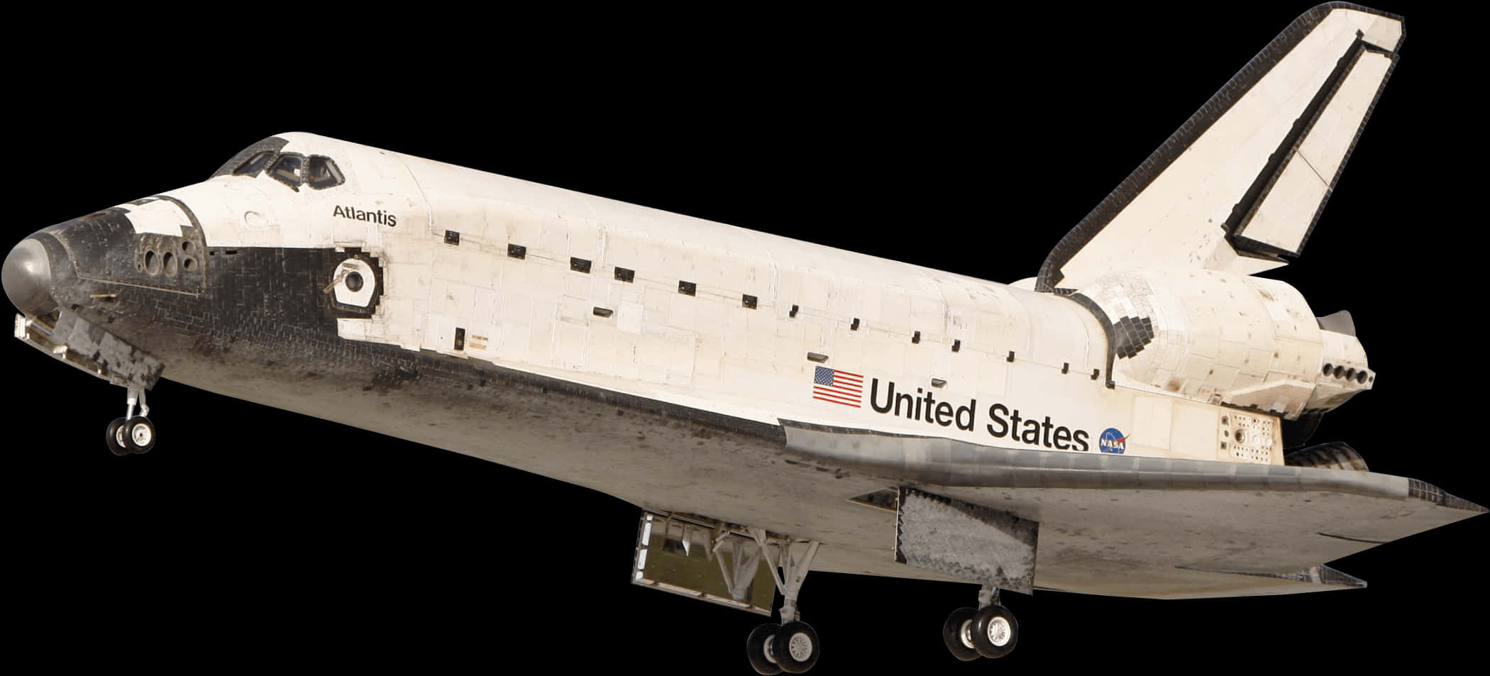 Space_ Shuttle_ Atlantis_ Profile_ View