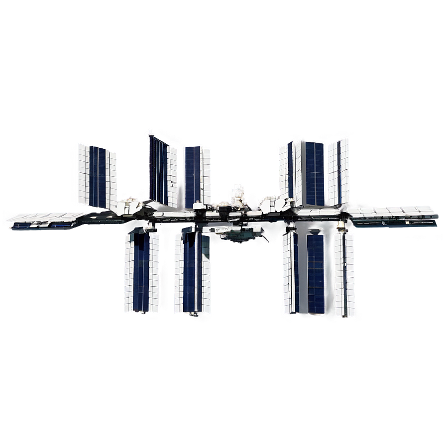 Space Station in Star Field PNG 13 PNG with transparent background