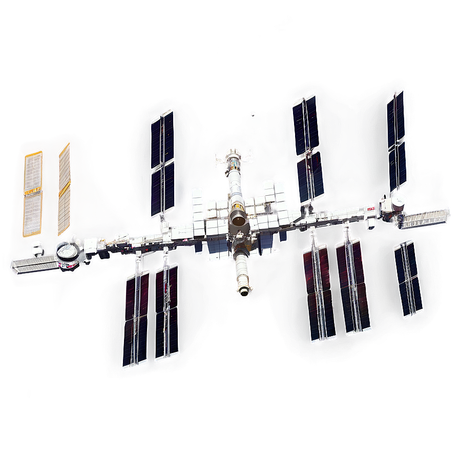 Space Station in Star Field PNG wxh PNG with transparent background