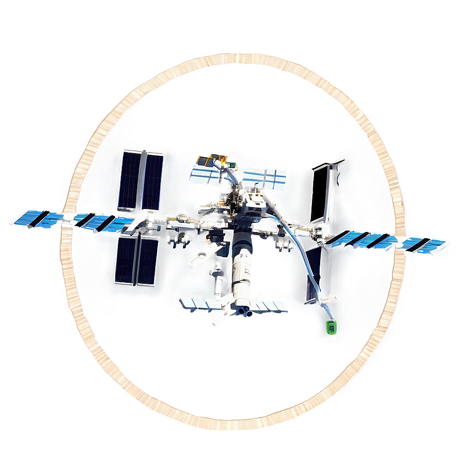 Space Station In The Cosmos Png Auf