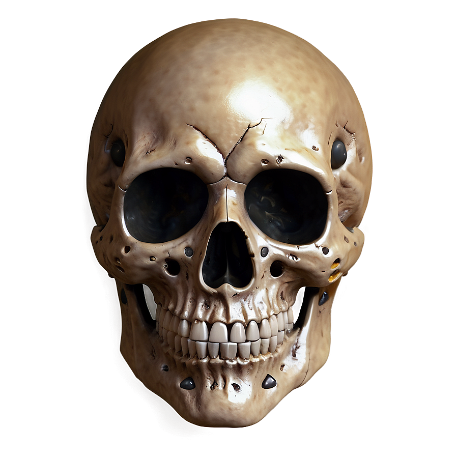 Space-themed Skull Face Png Cuw