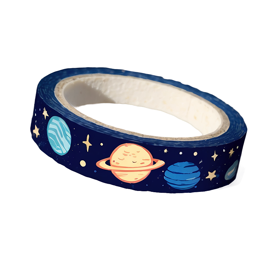 Space Themed Washi Tape Aesthetic Png 24