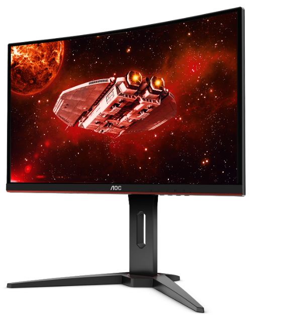 27 Inch Aoc Curved Monitor, HD Png Download PNG with transparent background