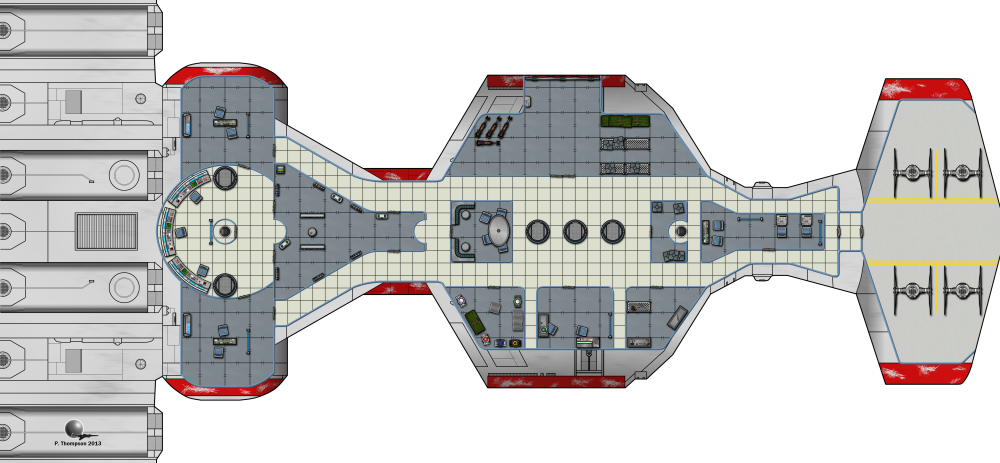 Spaceship Blueprint Design