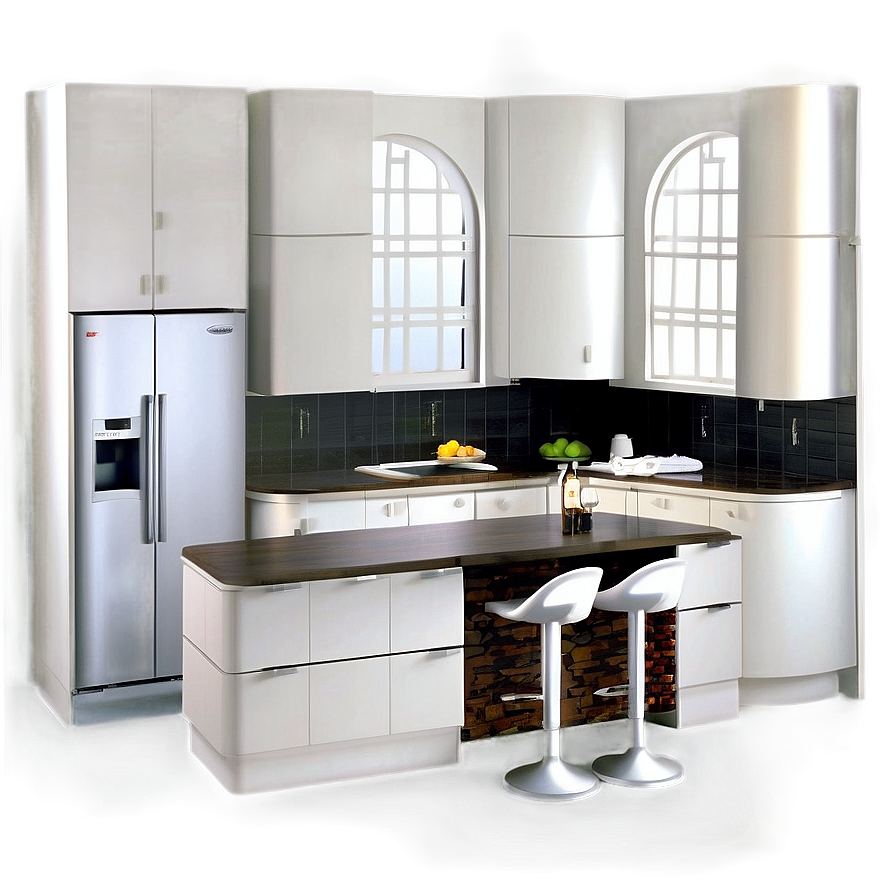 Spacious Kitchen Layout PNG 44 PNG image with a transparent background, free high-resolution download