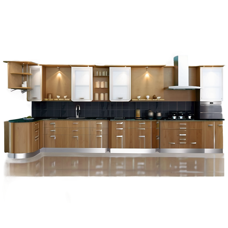 Spacious Kitchen Layout PNG 86 PNG image with a transparent background, free high-resolution download