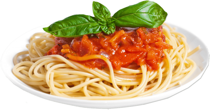 Spaghettiwith Tomato Sauceand Basil