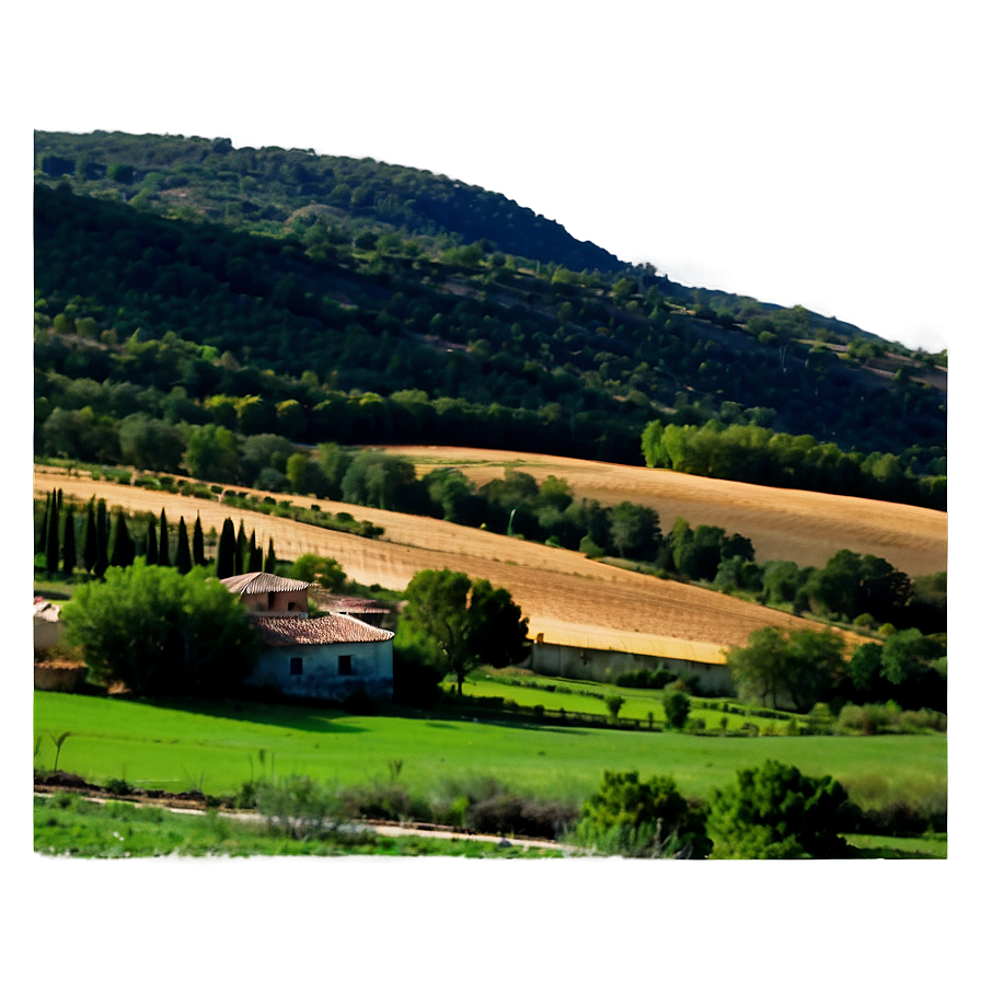 Spain Countryside Landscape Png Leq84