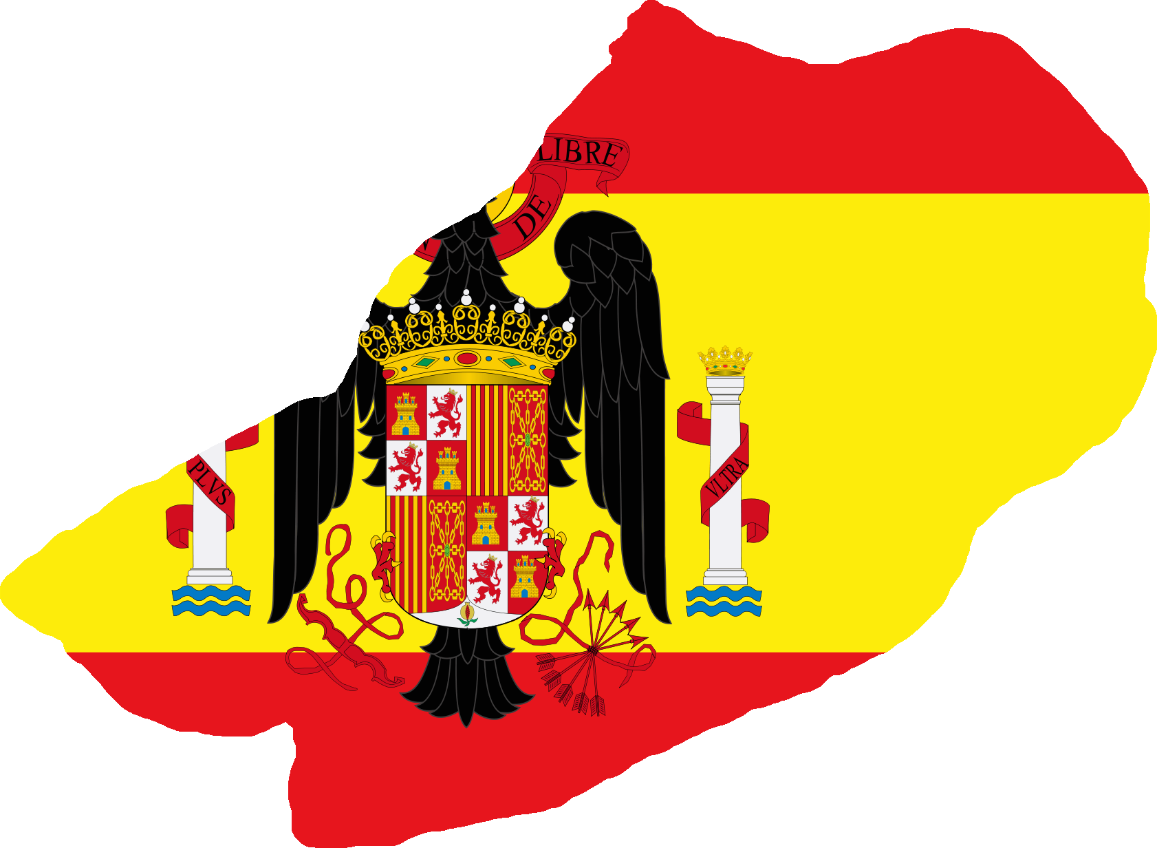 Spanish Flag Png Download - Franco Spain Flag, Transparent Png PNG with transparent background