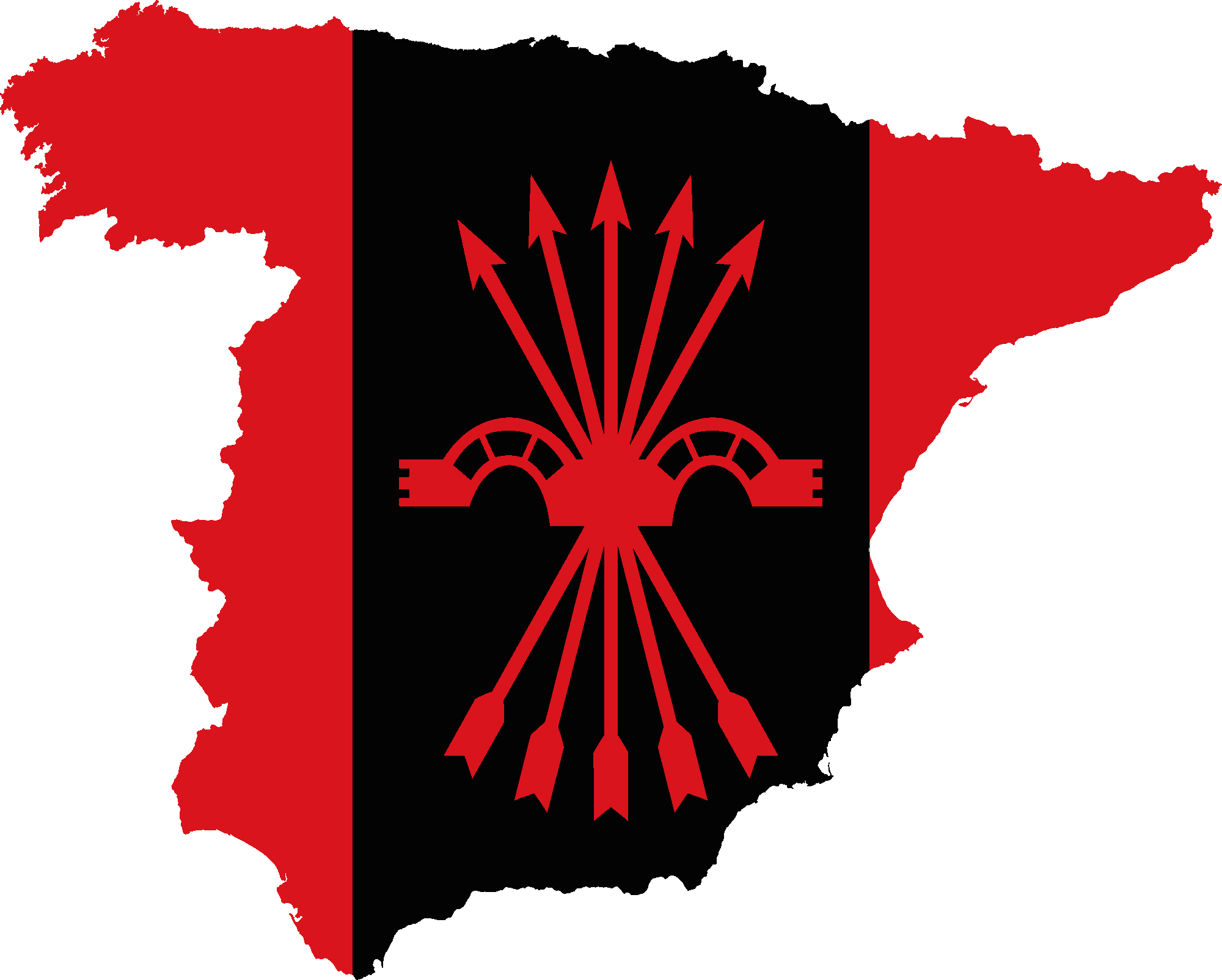 Flag Map Of Spain - Spain Map Clipart, HD Png Download PNG with transparent background