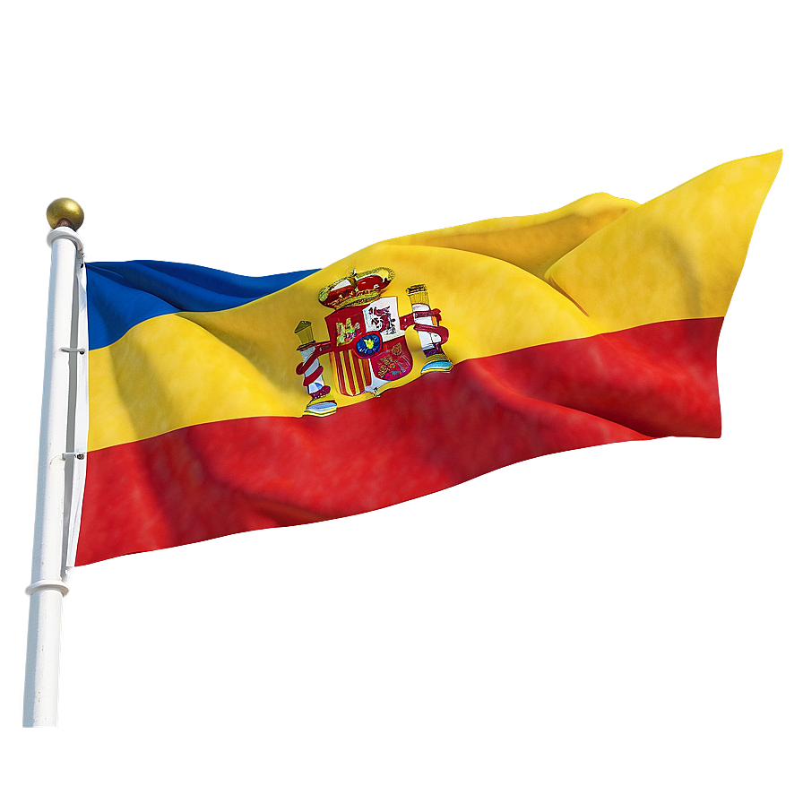 Spanish Flag PNG 8 PNG with transparent background