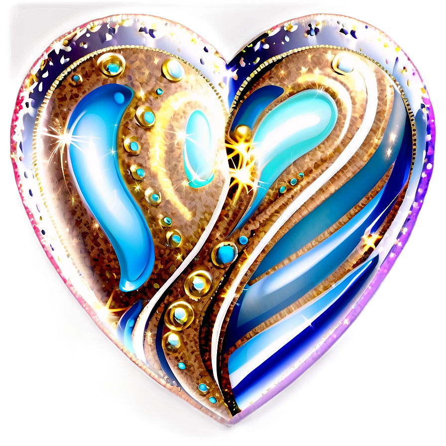 Sparkle Heart Png 04292024