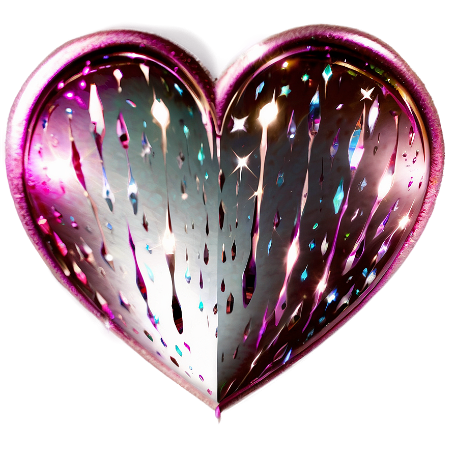 Sparkle Heart PNG cib PNG image with a transparent background, free high-resolution download